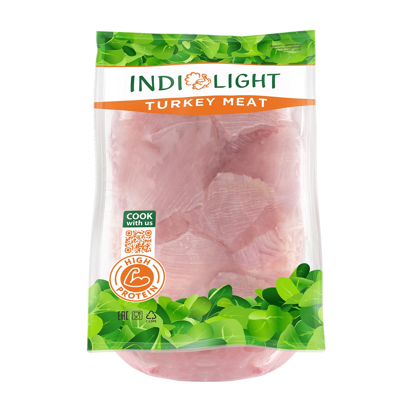 Indilight Turkey Breast Cubes Frozen