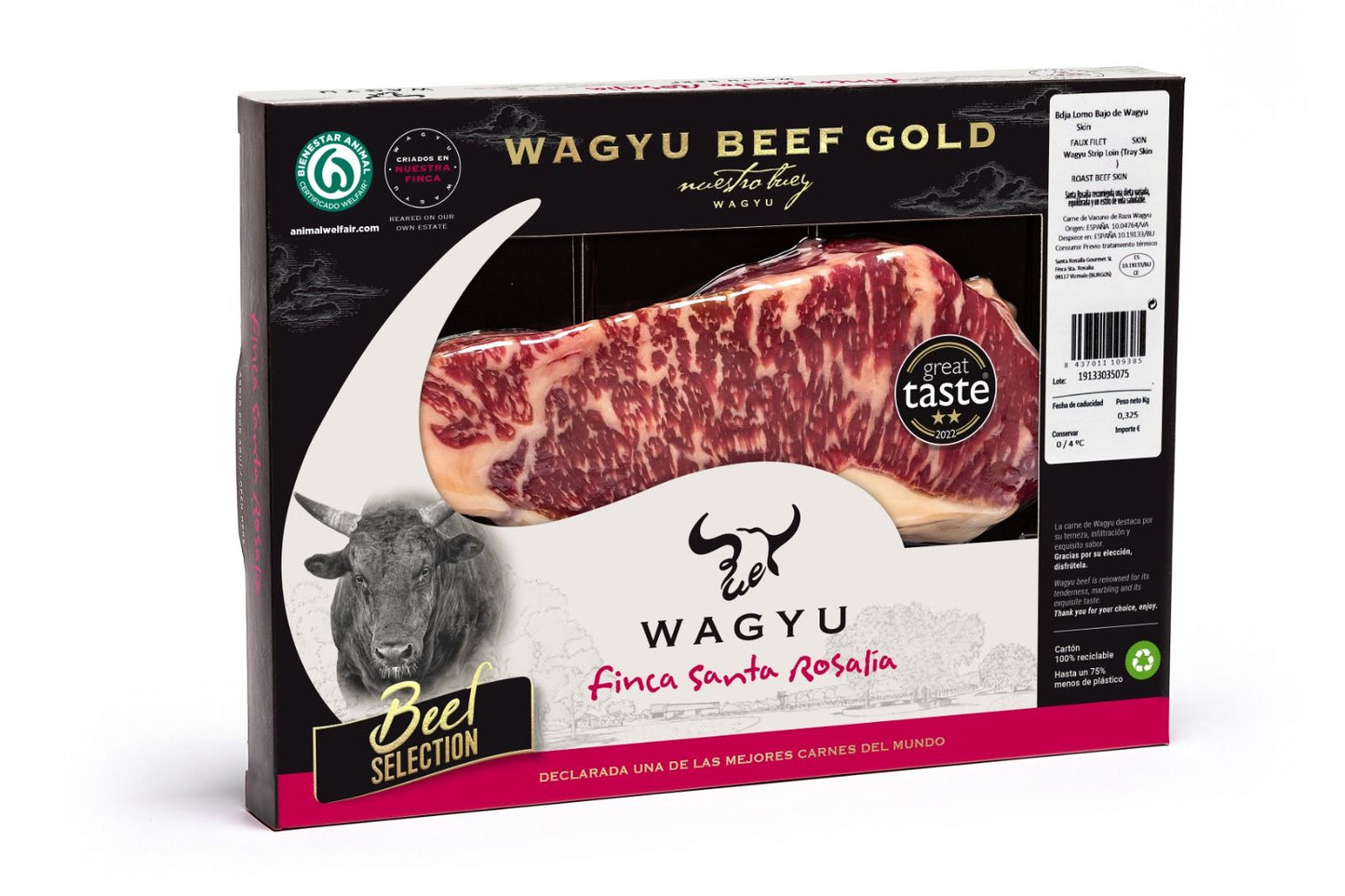 Santa Rosalia Wagyu Ribeye SP 325G