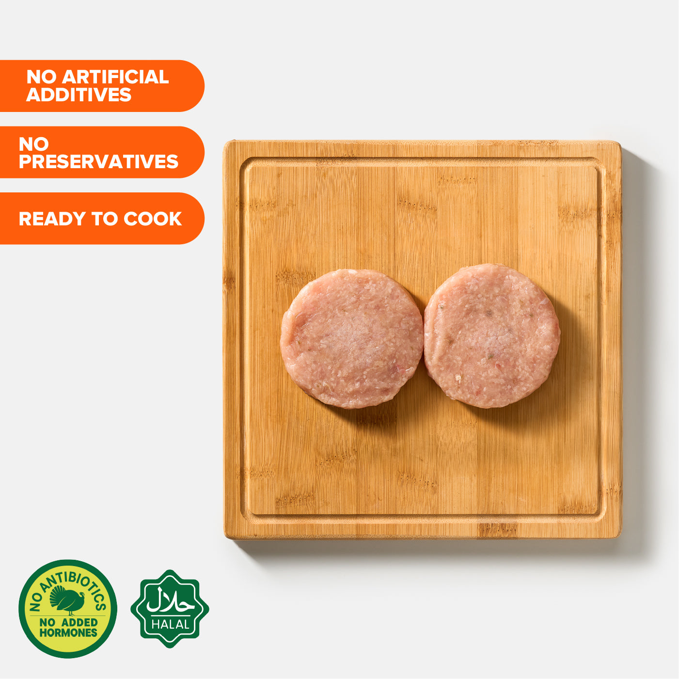 Indilight Turkey Breast Burgers Chilled – 2 X 100g