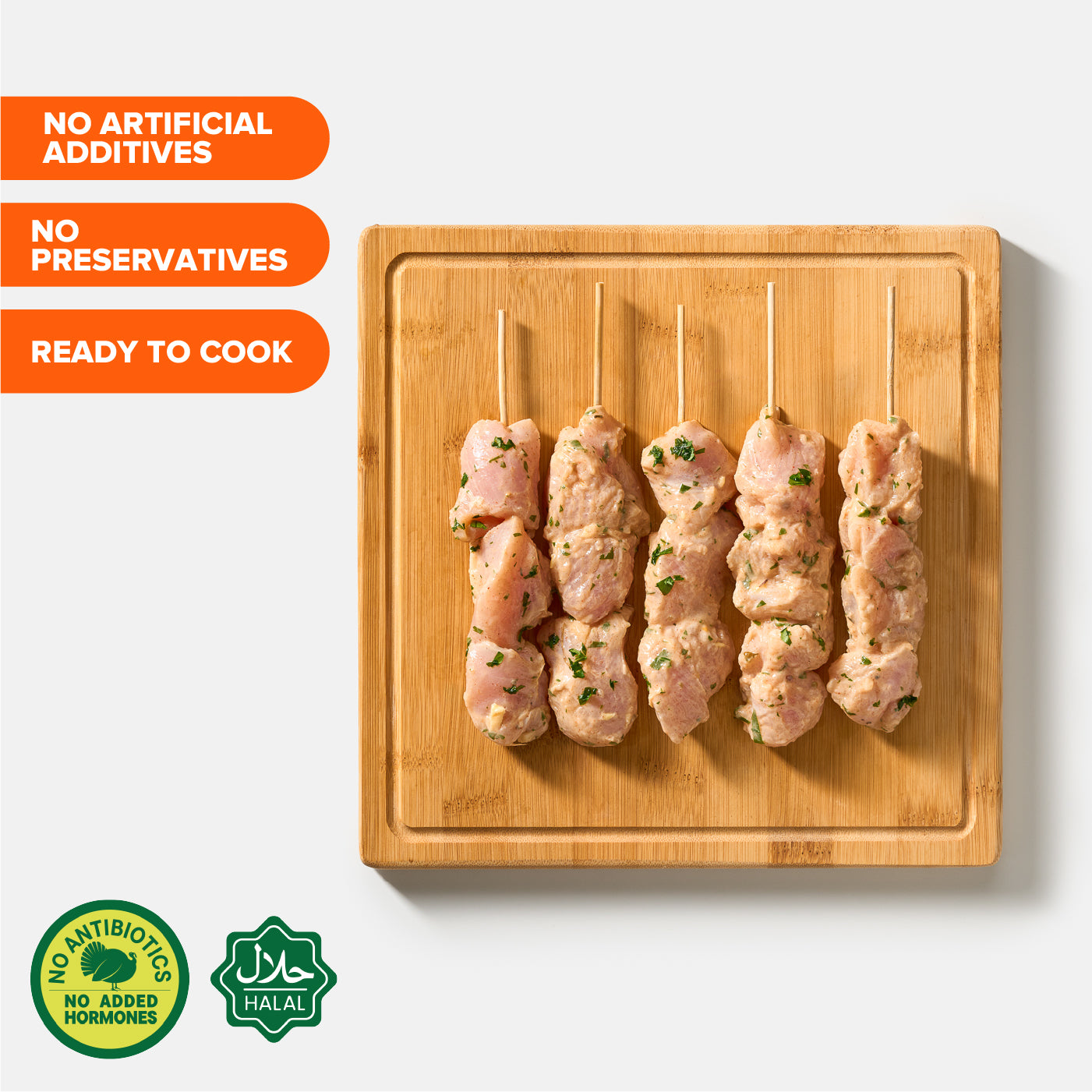 Indilight Turkey Kebabs Chilled – 250g