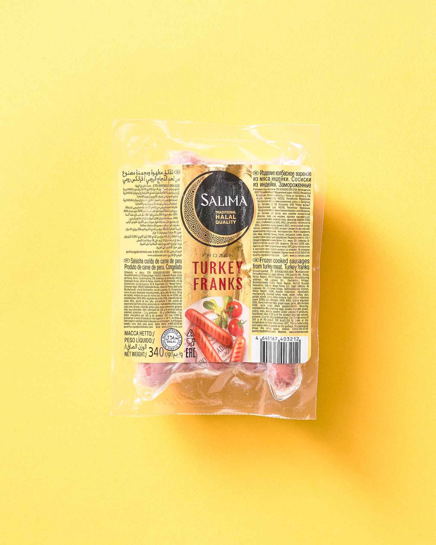 Salima Turkey Franks Frozen