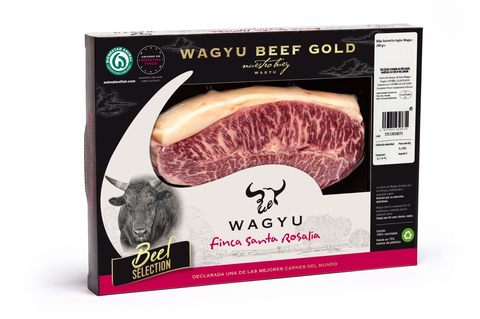 Santa Rosalia Wagyu Flat Iron Slice SP 200G