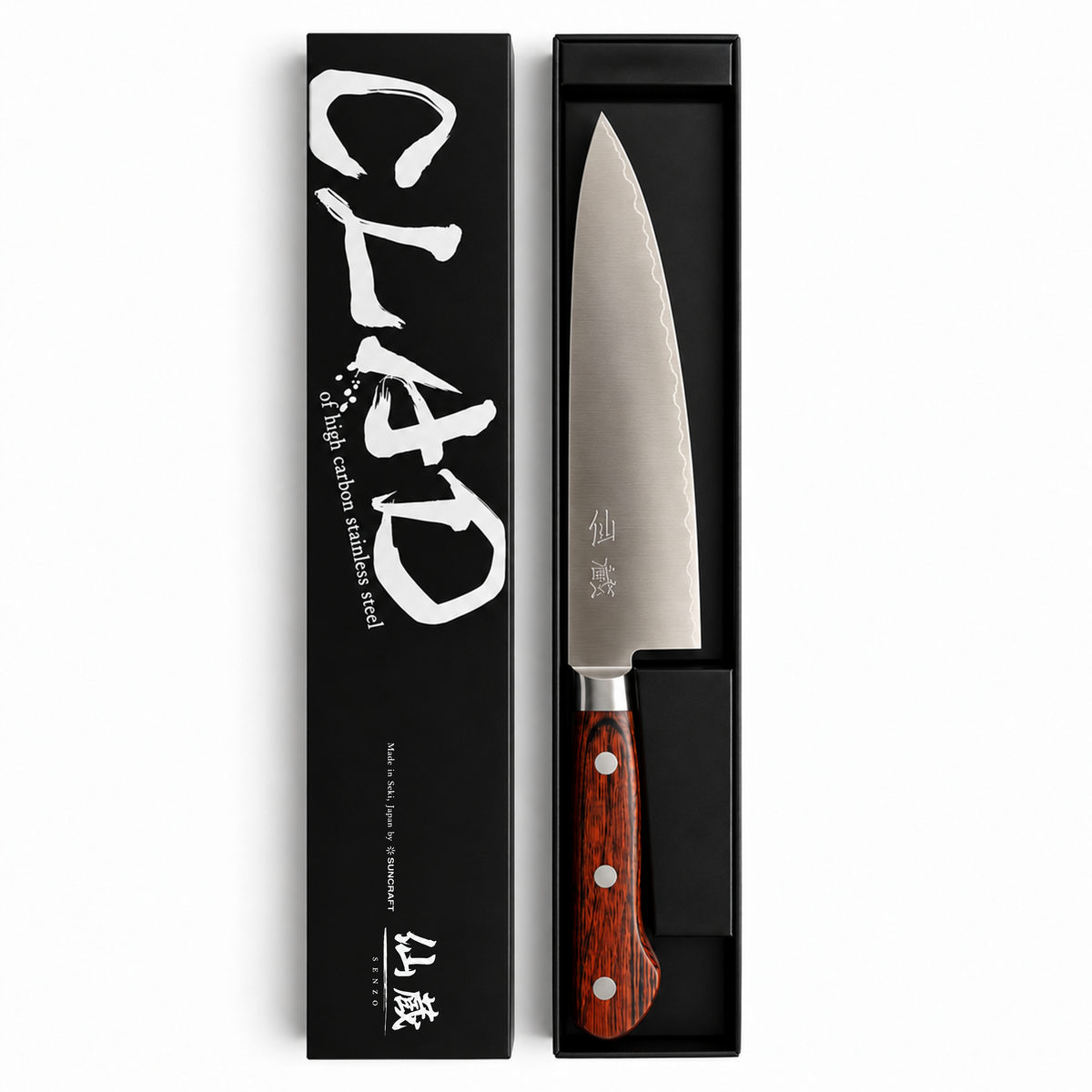 Suncraft Senzo AUS10 Gyuto 180mm