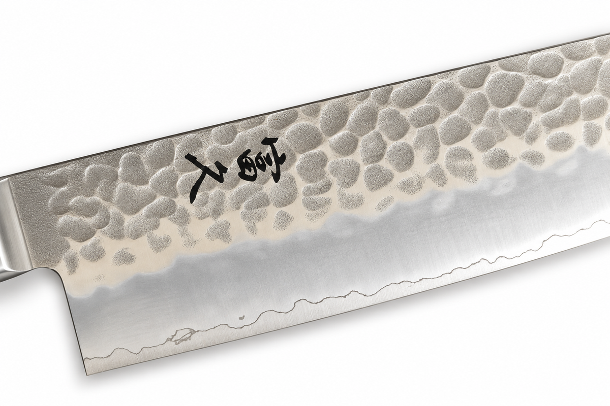 Tomihisa AUS8 Tsuchime Black Kiritsuke 210mm