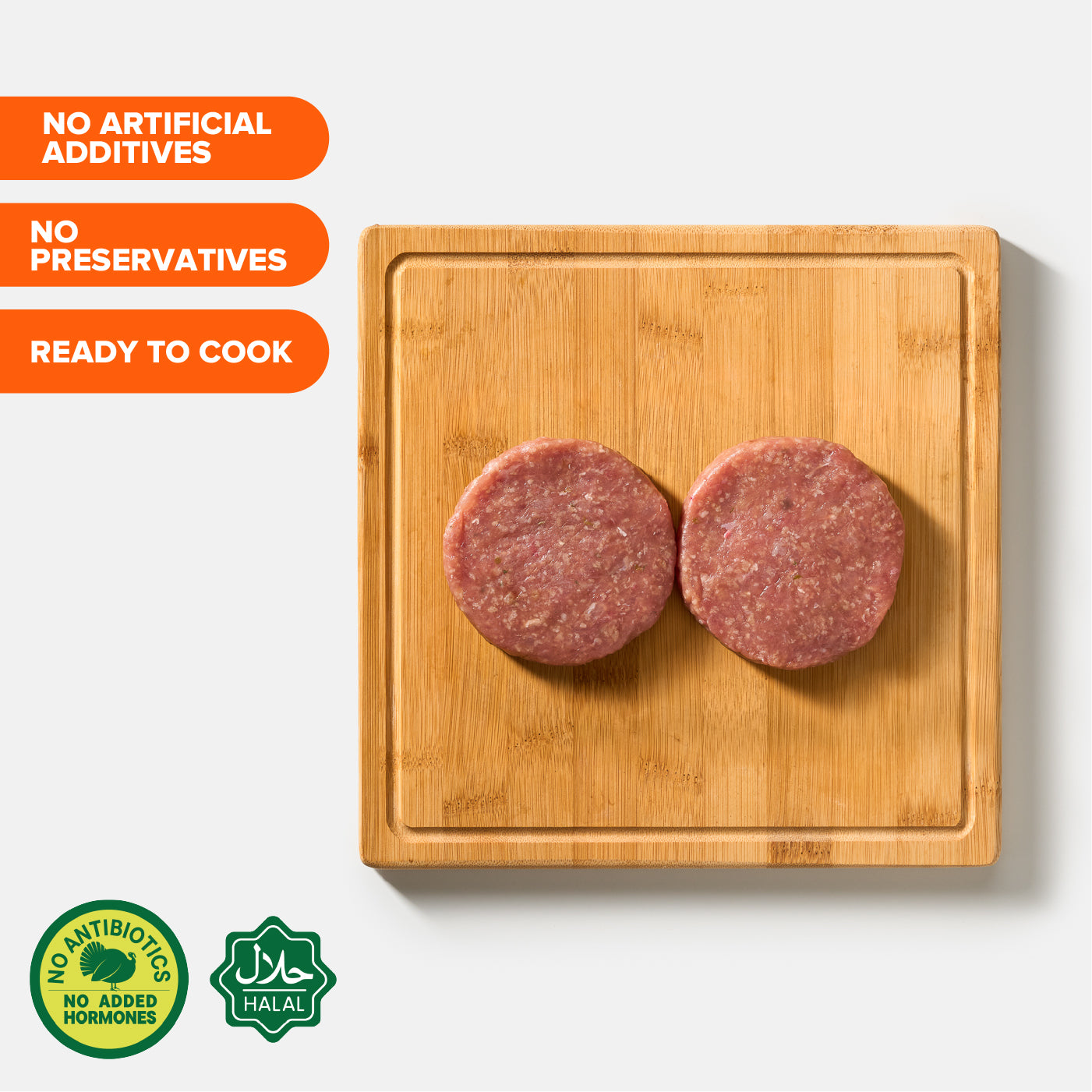 Indilight Classic Turkey Burgers Chilled – 2 X 100g