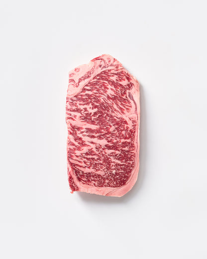 Moriyama Full Blood Wagyu Striploin Chilled (MB 8+)