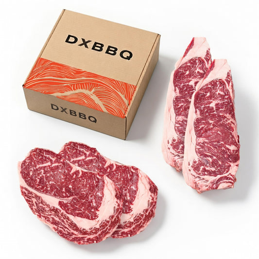 Premium Steak Box (2 Wagyu Ribeyes + 2 Wagyu Striploins)