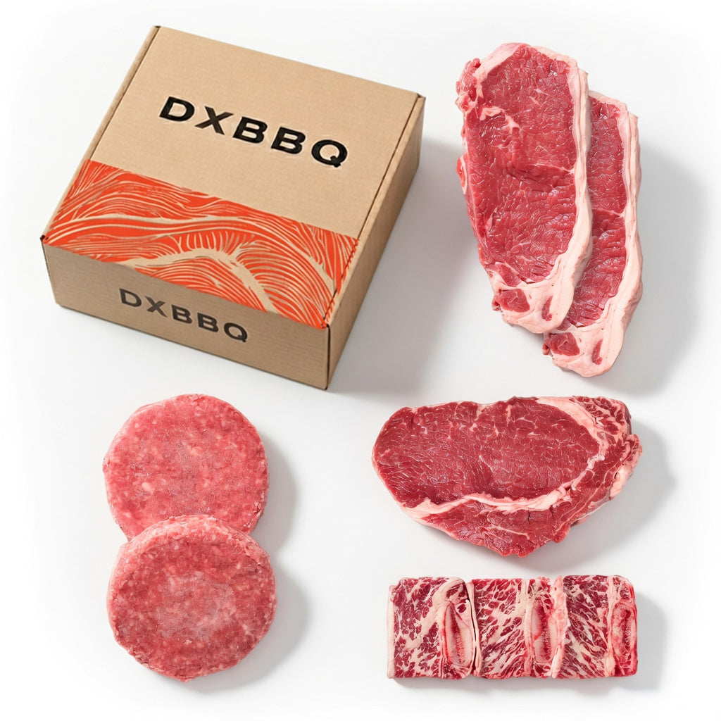 Spring Grill Pack (Ribeye +2 Striploins + Short Ribs +2 Burgers)