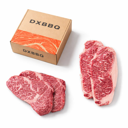 Wild Rivers Steak Box ( 2 Wagyu Ribeye + 2 Wagyu Striploin)